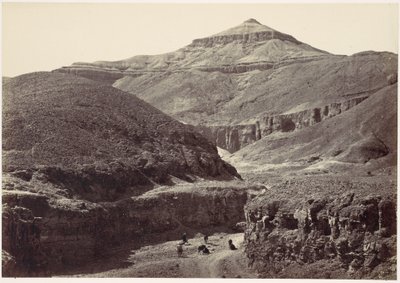 Tal der Königsgräber, Theben von Francis Frith