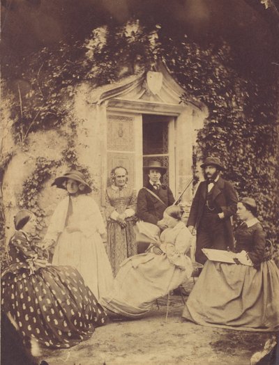 Familie Claudet, Chateau de la Roche, Amboise von Francis George Claudet