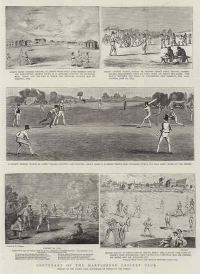 Hundertjahrfeier des Marylebone Cricket Club von Francis Hayman