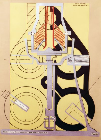 Kleine Einsamkeit inmitten der Sonnen von Francis Picabia