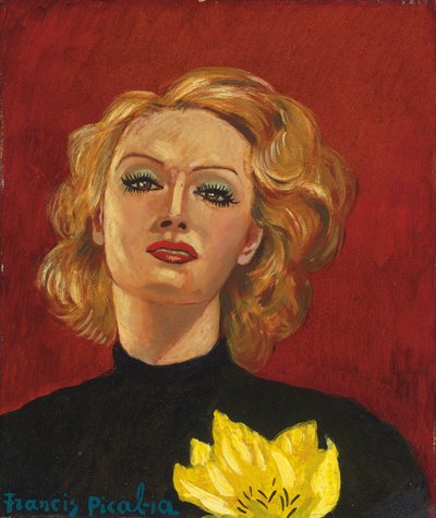 Frau mit gelber Blume, ca. 1941-2 von Francis Picabia