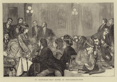 Ein australisches Fleischessen in Newcastle-on-Tyne von Francis S. Walker