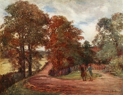 Milfield Lane, Highgate von Francis S. Walker
