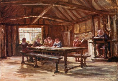 Die Grammar School, Stratford on Avon von Francis S. Walker