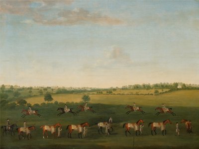Sir Charles Warre Malets Rennpferde beim Training von Francis Sartorius
