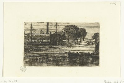 West London Ruderclub von Francis Seymour Haden (Sir) (signed by artist)