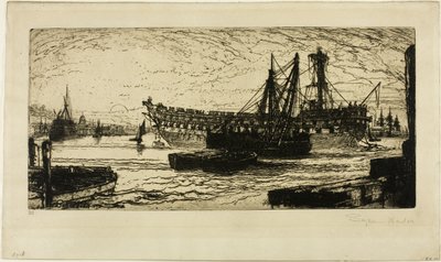 Das Auseinanderbrechen der Agamemnon, Nr. 1 von Francis Seymour Haden