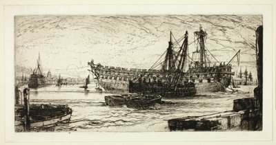 Zerlegung der Agamemnon, Nr. 1 von Francis Seymour Haden