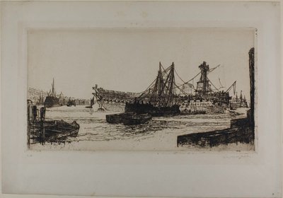 Der Abbruch der Agamemnon, Nr. II von Francis Seymour Haden