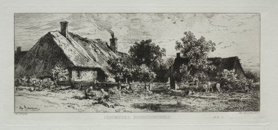 Burgundische Hütten von Francis Seymour Haden