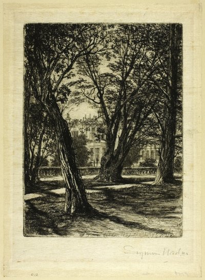 Kensington Gardens, Nr. I (kleine Platte) von Francis Seymour Haden