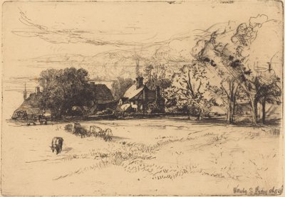 Altes Willesley Haus von Francis Seymour Haden