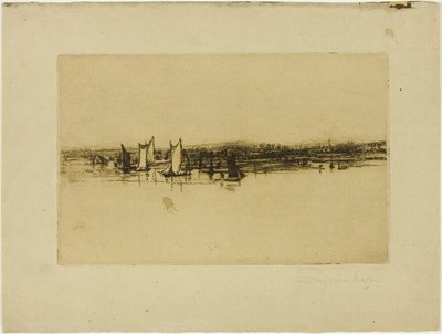 Gegenüber dem Gasthaus, Purfleet von Francis Seymour Haden