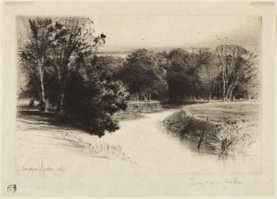 Sonnenuntergang in Irland von Francis Seymour Haden