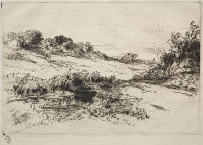 Windmühlenhügel, Nr. 1, ca. 1877 und später von Francis Seymour Haden