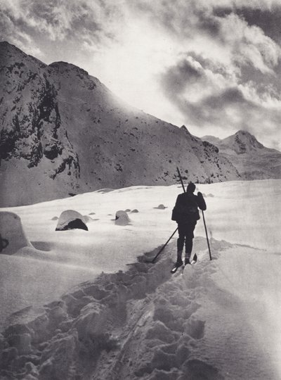 Ostalpen: Nachmittag auf dem Roseggletscher von Francis Sydney Smythe