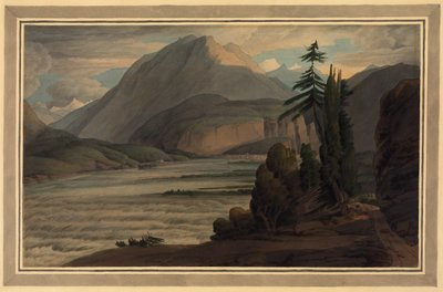 Im Tal der Bündner, 1781 von Francis Towne