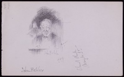 Porträt von John Belcher von Francis Wilfred Lawson