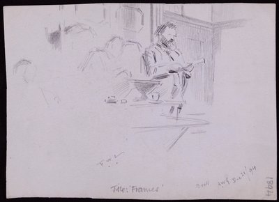 Porträt von William [? Morris von Francis Wilfred Lawson