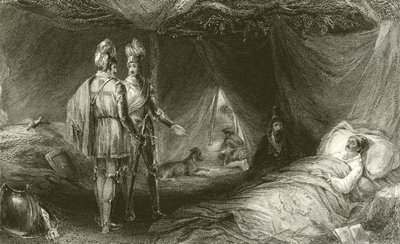 Das Sterbebett des Räubers von Francis William Topham