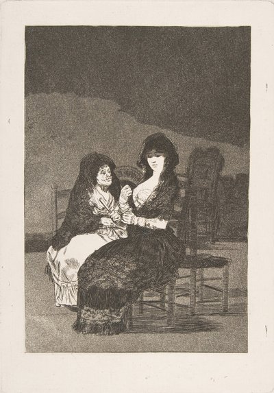 Platte 15 aus Los Caprichos: Schöner Rat Bellos consejos, 1799 von Francisco de Goya