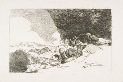 Tafel 23 aus Die Schrecken des Krieges Los Desastres de la Guerra: Das Gleiche anderswo..., 1810 von Francisco de Goya