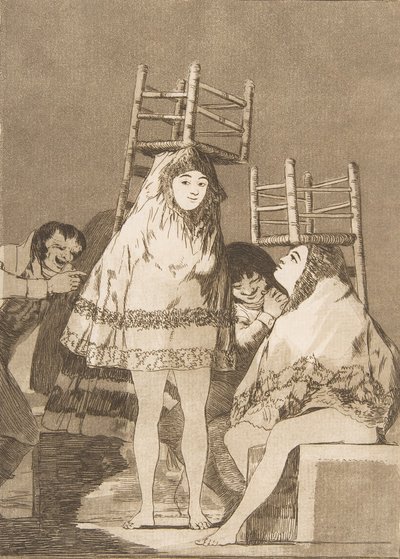 Tafel 26 aus Los Caprichos: Sie haben schon einen Platz, 1799 von Francisco de Goya