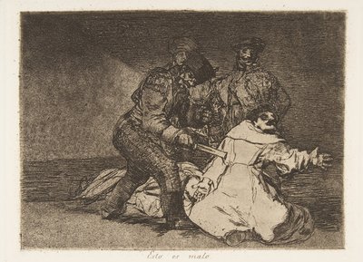 Tafel 46 aus Die Schrecken des Krieges Los Desastres de la Guerra: Dies ..., 1810 veröffentlicht 1863 von Francisco de Goya