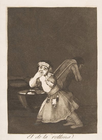 Platte 4 aus Los Caprichos: Muttersöhnchen, 1799 von Francisco de Goya