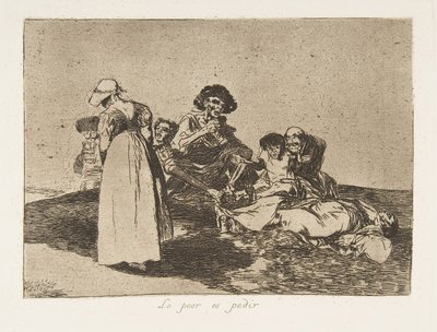 Blatt 55 aus Die Schrecken des Krieges (Los Desastres de la Guerra) von Francisco de Goya