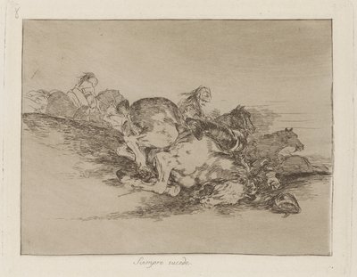 Siempre sucede (Es passiert immer), Tafel 8 aus der Serie Los desastres de la guerra (Die Schrecken des Krieges) von Francisco de Goya