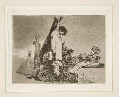 Tampoco (Auch nicht), Platte 36 aus Los desastres de la guerra (Die Schrecken des Krieges) von Francisco de Goya