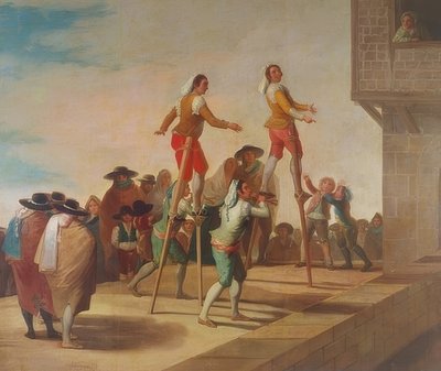 Die Stelzen (Los Zancos) von Francisco de Goya