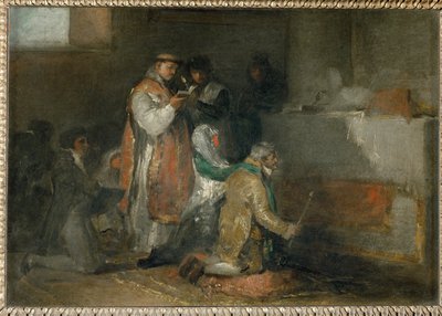 Le mariage inégal von Francisco Jose de (circle of) Goya y Lucientes