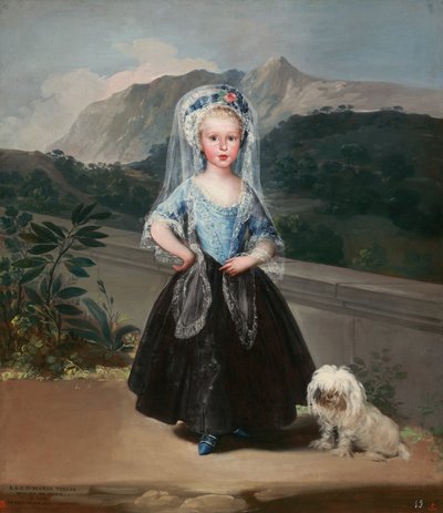 María Teresa de Borbón y Vallabriga, später Condesa de Chinchón von Francisco Jose de (school of) Goya