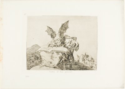 Gegen das Gemeinwohl, Platte 71 aus Die Schrecken des Krieges von Francisco Jose de Goya y Lucientes