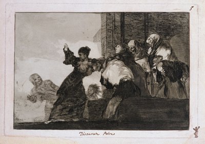 Armer Unsinn, Sprichwort 11 von Francisco Jose de Goya y Lucientes