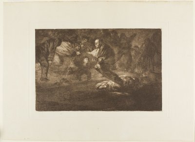 Gott erschafft sie und sie schließen sich zusammen, Platte 18 aus Los Proverbios von Francisco Jose de Goya y Lucientes
