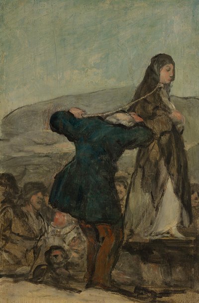 Hexenhinrichtung von Francisco Jose de Goya y Lucientes