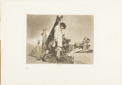 Nicht in diesem Fall, Platte 36 aus Die Schrecken des Krieges von Francisco Jose de Goya y Lucientes