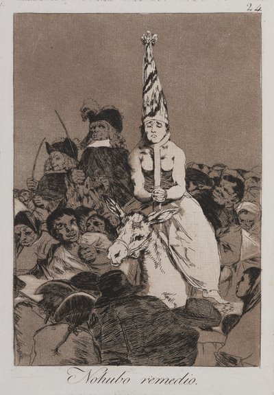 Es konnte nichts dagegen getan werden (Nohubo remedio) von Francisco de Goya