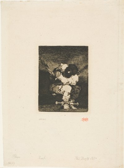 Die Haft ist so barbarisch wie das Verbrechen ("Der kleine Gefangene") von Francisco Jose de Goya y Lucientes