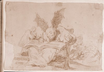 Die Schrecken des Krieges: Gegen das Gemeinwohl (Vorzeichnung) von Francisco de Goya