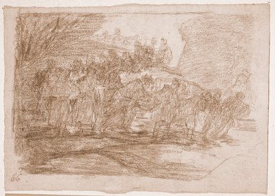 Die Schrecken des Krieges: Sie kennen den Weg nicht von Francisco de Goya