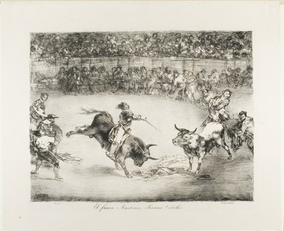 Der berühmte Amerikaner, Mariano Ceballos, aus Die Stiere von Bordeaux von Francisco Jose de Goya y Lucientes