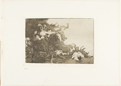 Sie stimmen nicht überein, Platte 17 aus Die Schrecken des Krieges von Francisco Jose de Goya y Lucientes