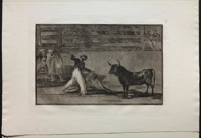 Stierkämpfe: Ursprung der Harpunen oder Banderillas von Francisco de Goya