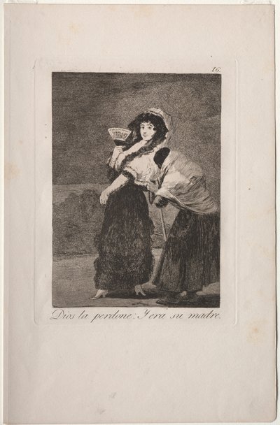 Caprichos: Um Himmels Willen: und es war ihre Mutter... von Francisco de Goya