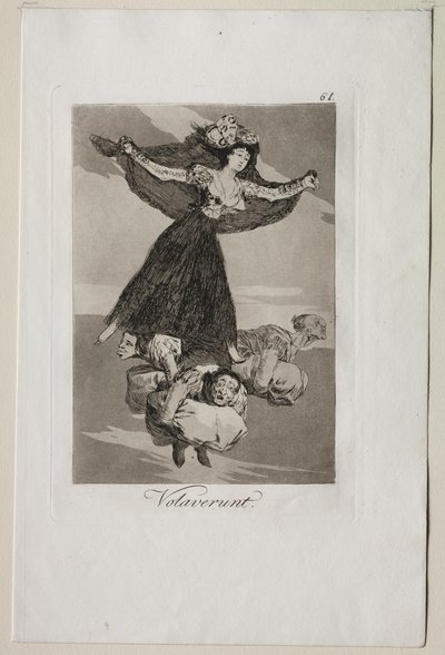 Caprichos: Sie sind geflogen von Francisco de Goya