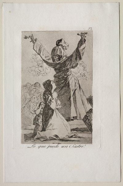 Caprichos: Was ein Schneider alles kann! von Francisco de Goya